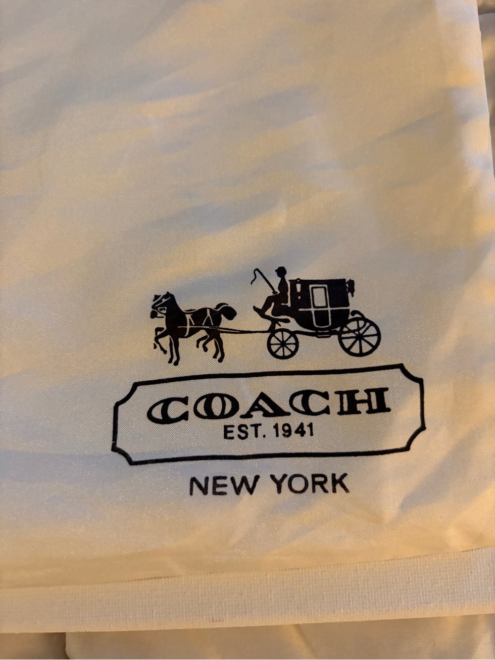 Coach Large Drawstring Dust Bag